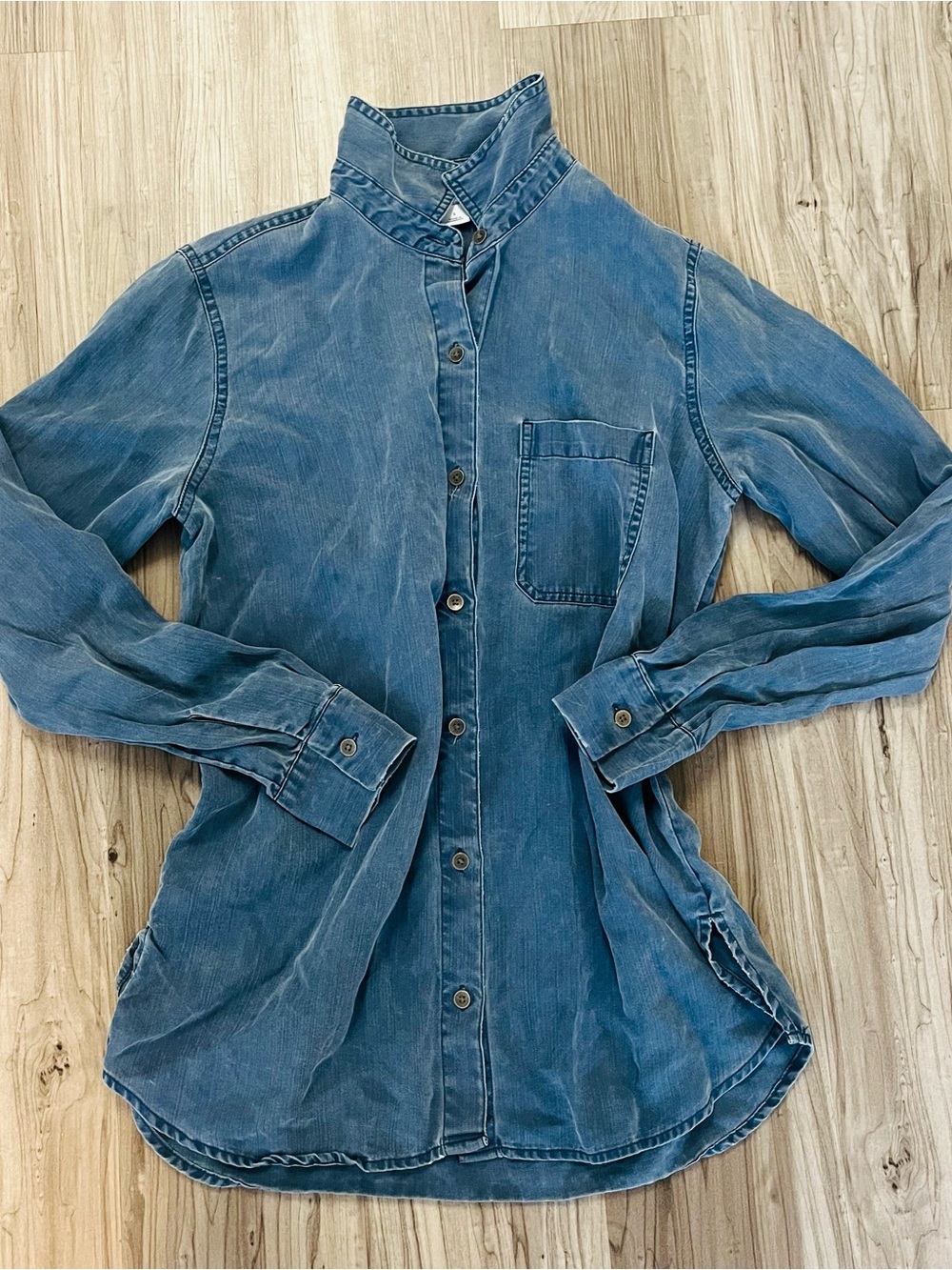 Old Navy Blue Button-Down Shirt